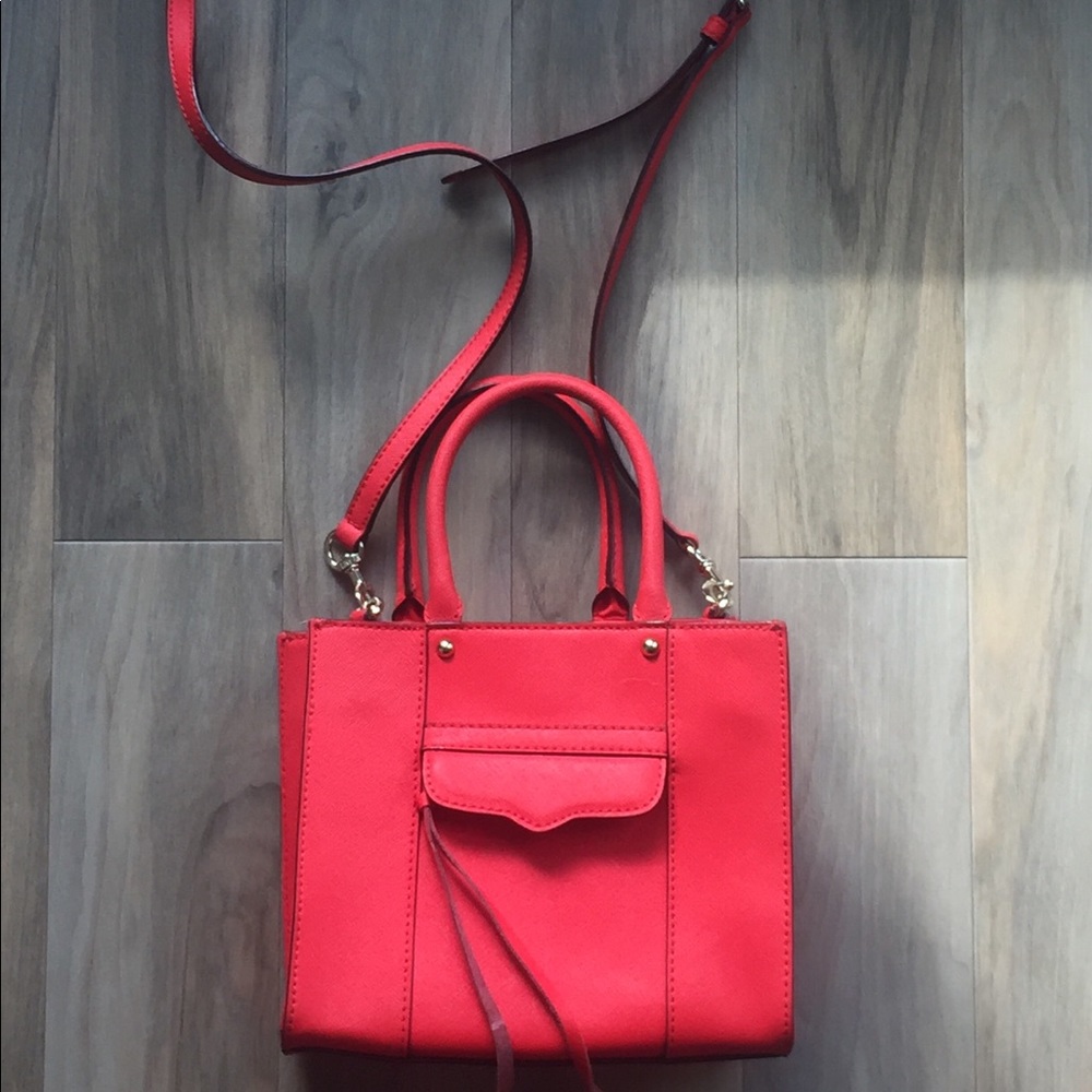Rebecca Minkoff mini MAB bag- red